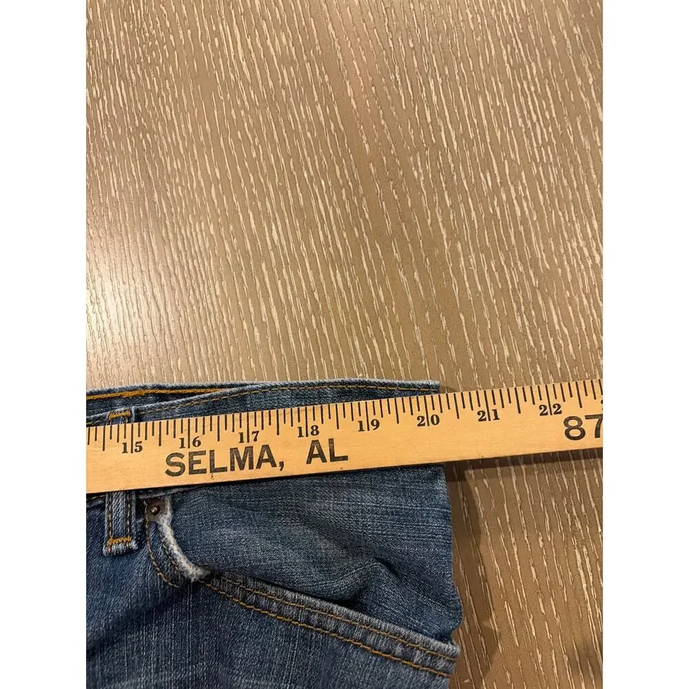 Levis 505 Mens Size 42 x 27 Straight Fit Jeans 100% Cotton Denim Blue‎